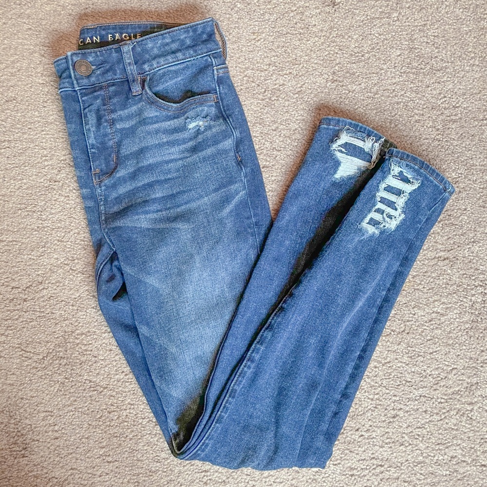 AE hi-rise jegging jeans